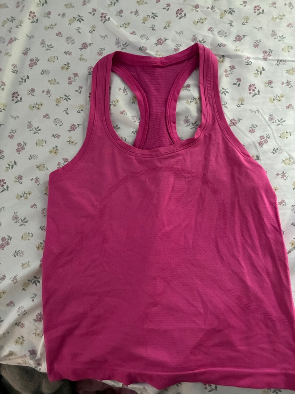 Pink Lululemon Racerback Tank Top - Women's Active Layer